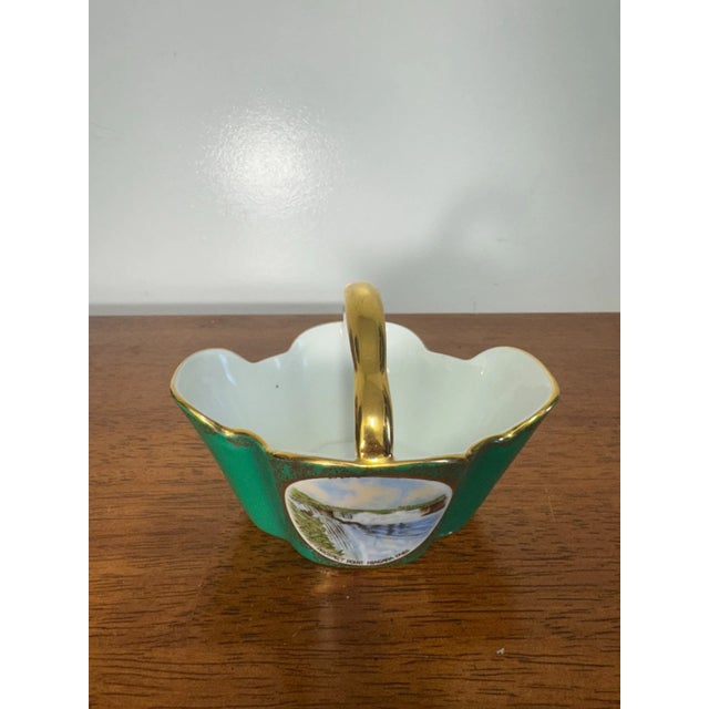 Vintage Bavaria Germany Porcelain Dish Niagara Falls Prospect Point Souvenir For Sale - Image 4 of 11