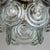 Metal Vintage Glass Disc Chandelier, Italy 1970s For Sale - Image 7 of 18