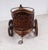 Mahogany Carved Chariot Bar Cart, 1920 For Sale - Image 6 of 13