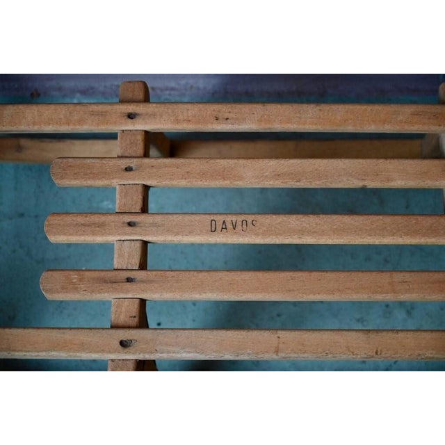 1960s Small Vintage Davos Wooden Sled, 1960s For Sale - Image 5 of 7