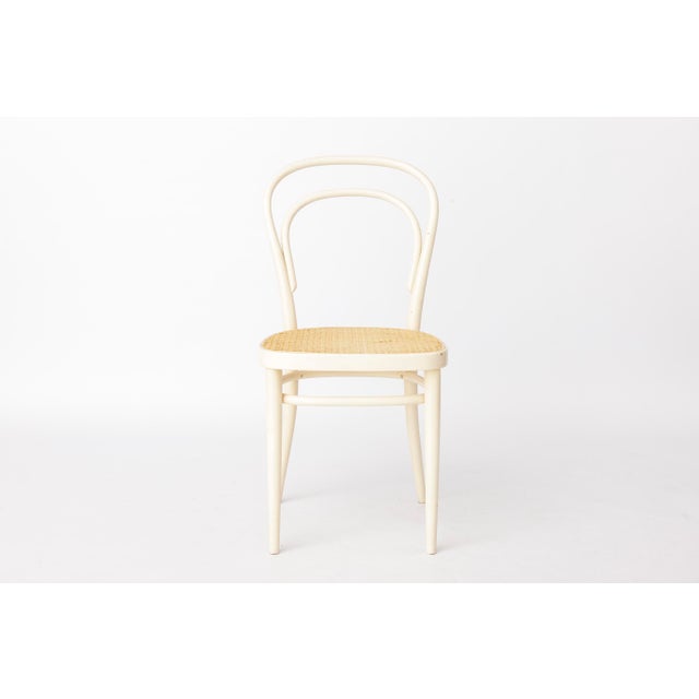 Mid-Century Chair in Beech Bentwood and Vienna Cane the style of Thonet, 1960s For Sale - Image 13 of 13