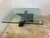 Postmodern Sculptural Glass Top Coffee Table For Sale - Image 9 of 12