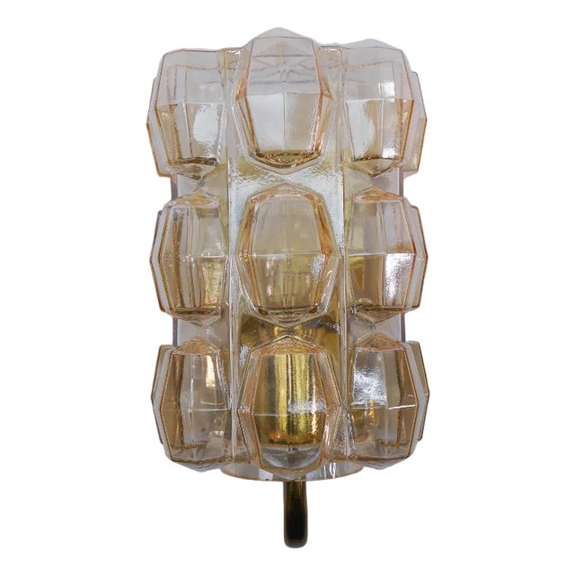 Bubble Glass Wall Light by Helena Tynell for Limburg, Germany, 1960s For Sale
