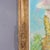 Textile Oversized Oil on Canvas Scenic Portrait Painting of a Mother & Daughter 20thC For Sale - Image 7 of 11