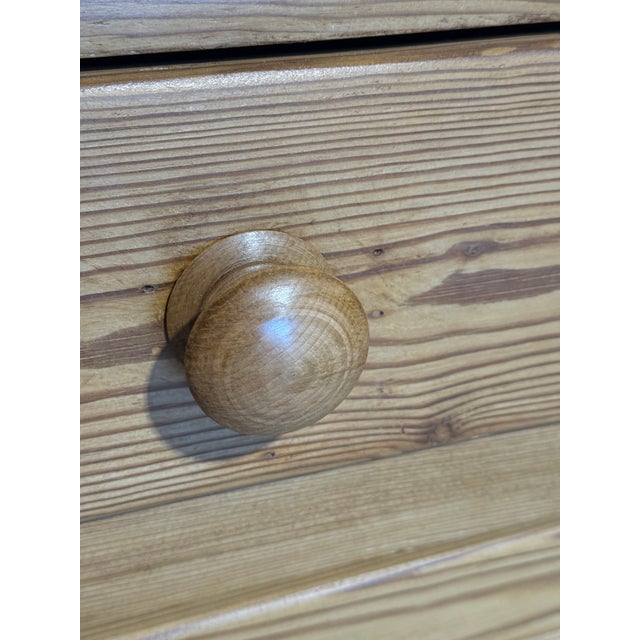 Antique Pine Two Over Two Drawers - Chest of Drawers With Lip From England For Sale - Image 10 of 18