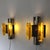 1970s Space Age Yellow Acrylic and Chrome Wall Lights by Claus Bolby, 1970s, Set of 2 For Sale - Image 5 of 11