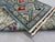 Blue and Burgundy Bokhara Wool Runner Rug With Tribal Gul Motifs, 2'11" X 9'7" For Sale - Image 11 of 17