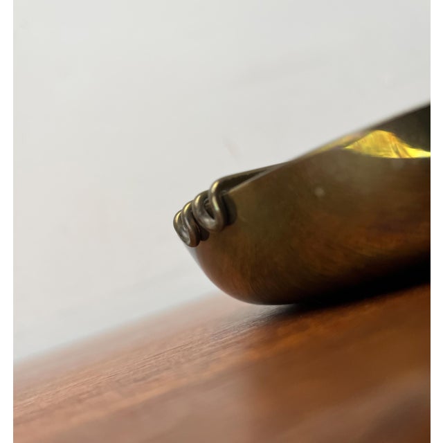 Mid-Century Brass Bowl, 1950s For Sale - Image 9 of 13