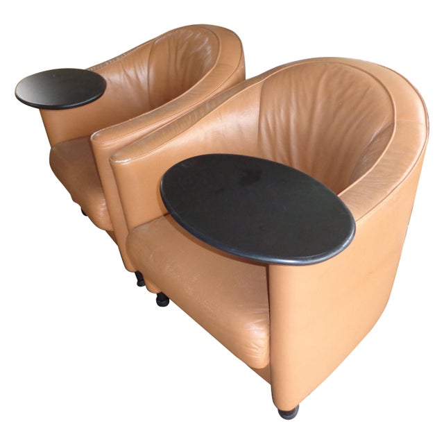 Animal Skin Brayton Reception or Residential Lounge Chairs - A Pair For Sale - Image 7 of 7