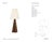 Kelly Wearstler by Visual Comfort Signature Crue 34" Table Lamp in Natural Walnut with Linen Shade Designer: Kelly...