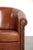 Sheepskin Club Armchair In Warm Cognac Color For Sale - Image 9 of 13