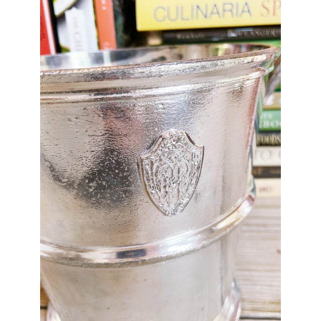 Silver Vintage Silver Champagne Bucket From the Mark Hopkins Hotel in San Francisco For Sale - Image 8 of 10