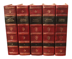 Leather Bound Law Books - Set of 5