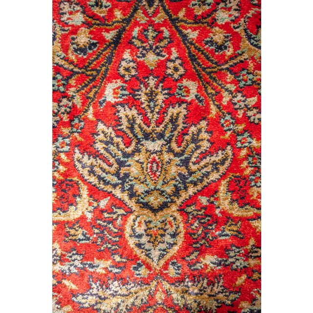 A fine rug with a dense weave of natural silk made by the Belgian company Louis De Poortere. The rug has a high weave...