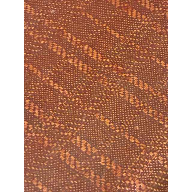 1970s Mid-Century Raffia Covered Side Table For Sale In New York - Image 6 of 6