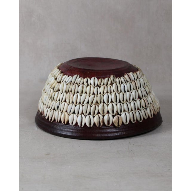 Vintage Hausa Bowl in Leather For Sale - Image 5 of 6