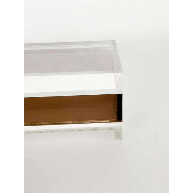 Mid-Century Modern French Altuglas Box, France, 1970s For Sale - Image 6 of 12