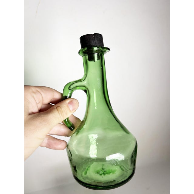 Wood Olive Wood Oil/Vinegar Bottle Holder, France, 1950, Set of 3 For Sale - Image 7 of 14