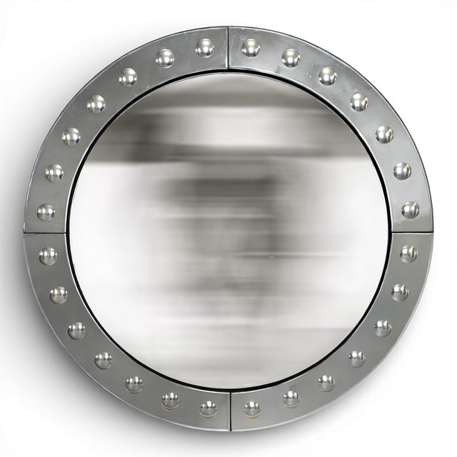 Brown Large Witch Mirror, Early 20th Century For Sale - Image 8 of 8
