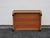 Wood 1970s Teak Rolling Side Table With Shelf, Attributed Brdr. Furbo For Sale - Image 7 of 10