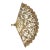 1960s Large Burwood Products Inc Chinese Peacock and Florals Wall Fan MCM Decor For Sale