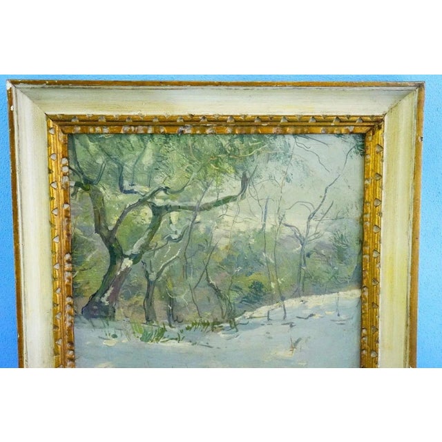 Alberto Carosi, Landscape View, 20th Century, Oil Painting on Board, Framed For Sale - Image 7 of 18
