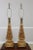 Rom Weber Pair Viking Oak Carved Table Lamps For Sale - Image 9 of 9