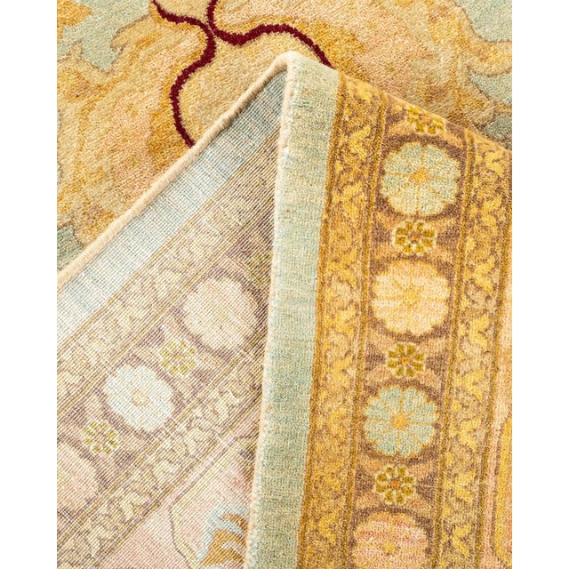 Mogul, One-of-a-Kind Hand-Knotted Area Rug in Light Blue, 8' 2" x 10' 1" For Sale In New York - Image 6 of 8