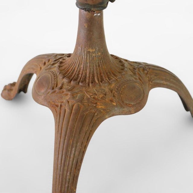 Tan Antique Cram’s Imperial World Globe With Cast Iron Clawfoot Base 20thC For Sale - Image 8 of 11