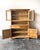 Antique European pine two piece hutch with glass doors up top and storage cabinet below. Two drawers with solid, intact...