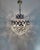 Antique Brass Crystal Basket Chandelier For Sale - Image 9 of 11