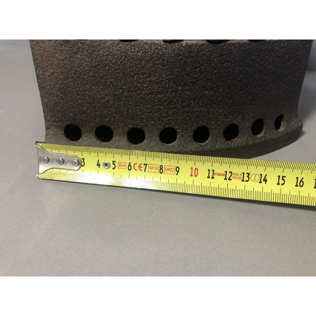 Antique Cast Iron Charcoal Griddle For Sale - Image 12 of 14