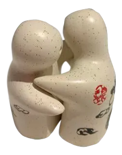Hugging Salt & Pepper Shakers - a Pair