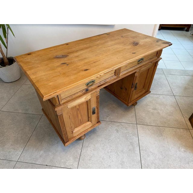 Gründerzeit Secretary in Softwood For Sale - Image 12 of 13