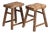 Antique Wooden Stools, 1900s, Set of 2 For Sale