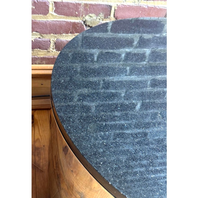 Metal Chrome Drum Coffee Table by Paul Mayen for Habitat For Sale - Image 7 of 9