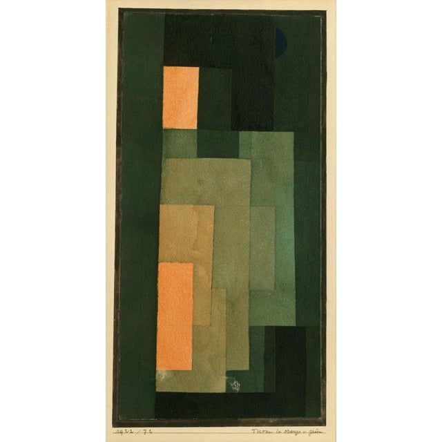 Paul Klee, Tower In Orange And Green, Archival Pigment Print, Framed For Sale - Image 3 of 3