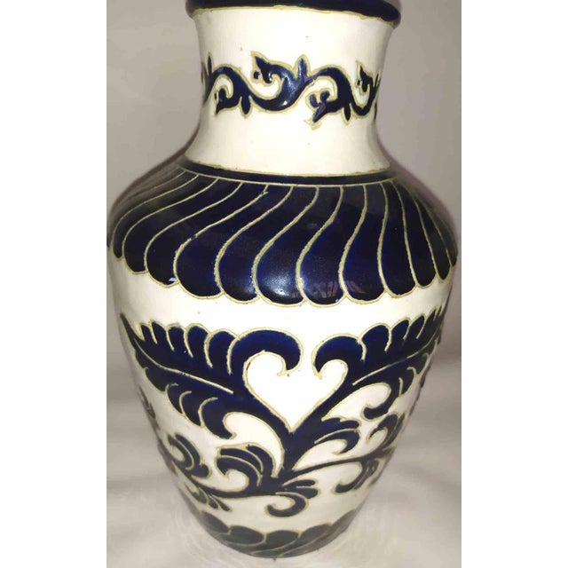 Blue Vase from Capodimonte, 1960s For Sale - Image 8 of 9