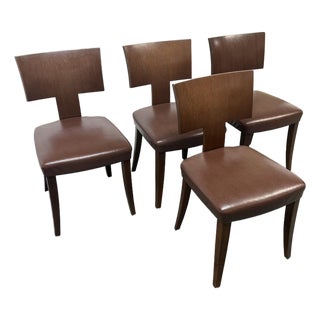 Jennifer Morla for Conde House Morla Collection Verve Dining Chairs, Set of Four For Sale