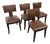 Jennifer Morla for Conde House Morla Collection Verve Dining Chairs, Set of Four For Sale