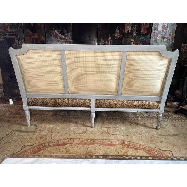 19th Century Louis XVI Style Settee For Sale - Image 5 of 10