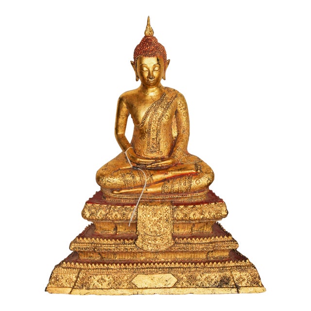 16th Century Thai Bronze Buddha For Sale