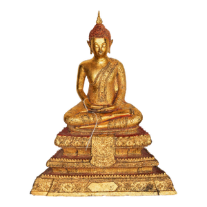 16th Century Thai Bronze Buddha