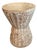 Andrianna Shamaris Bevelled Teak Wood Side Table or Stool For Sale