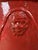 Large French Anduze Garden Urn in Red Glaze For Sale - Image 4 of 7