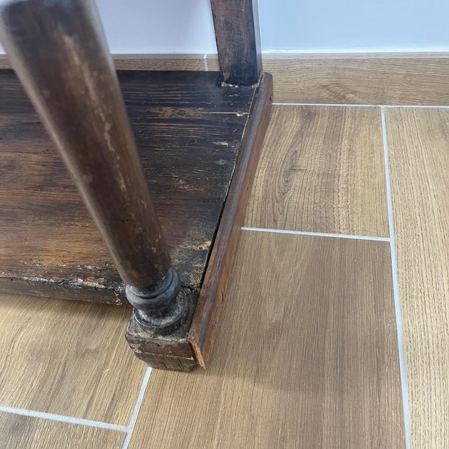 Vintage Wood Console Table, 1920s For Sale - Image 17 of 18