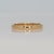 Gold Diamond Band Minimalist Design: Solid 14k Gold – Round Diamond Fine Jewelry, Size 6.75 For Sale - Image 8 of 9