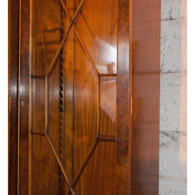 2000 - 2009 Victorian Walnut Breakfront Bookcase For Sale - Image 5 of 18