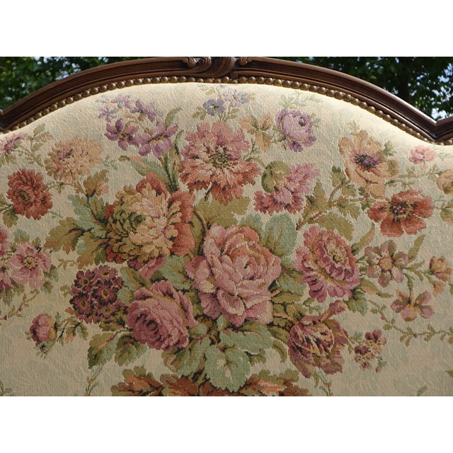 Louis XV Slant Bed with Slatted Base, 1950s For Sale - Image 11 of 18