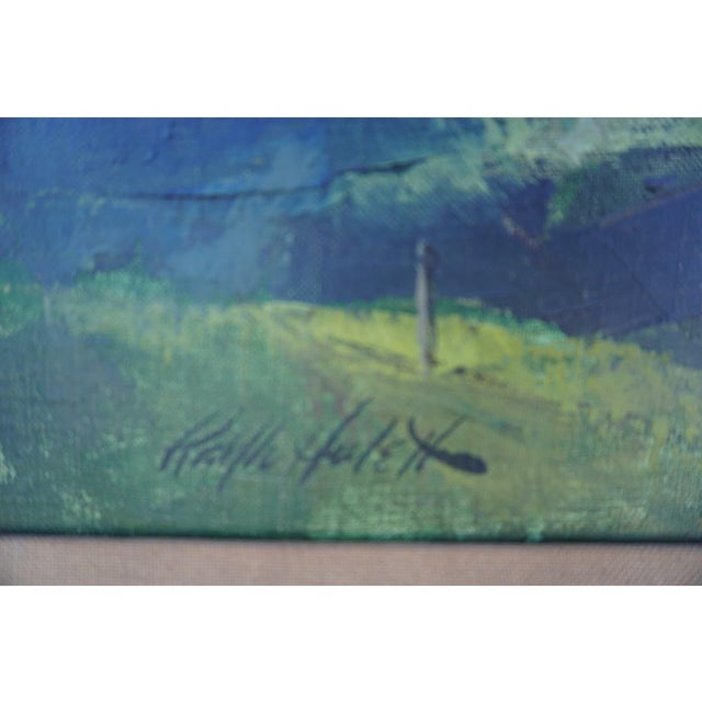 Ralph Hulett Big Tujunga Homestead Oil on Canvas Painting, 1940s For Sale In Los Angeles - Image 6 of 7